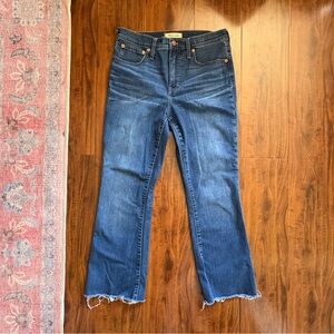 Madewell cropped Cali Demi Boot Jeans